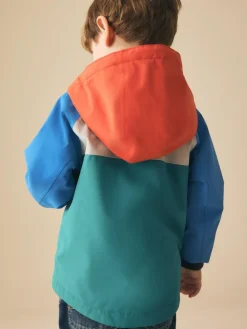 Next Waterproof Fleece Lined Anorak (3mths-7yrs)^BOY Coats, Jackets & Pramsuits|Coats, Jackets & Pramsuits