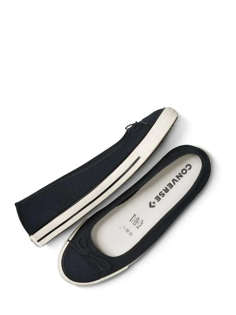 New Converse Chuck Taylor All Star Dainty Ballerina Canvas Black