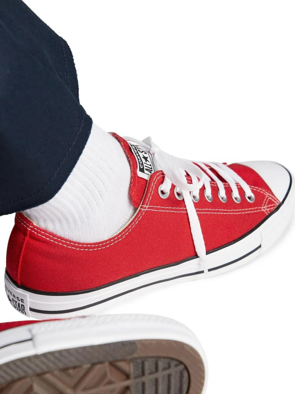 New Converse Standard Fit Chuck Taylor All Star Ox Trainers Red