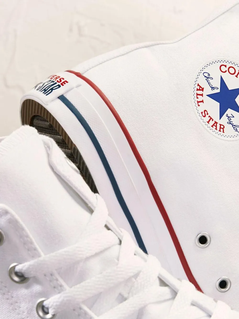 Converse White Chuck Taylor All Star High Trainers^ Sneakers