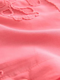 Outlet Next Textured Cornelli Cover-Up Shirt Coral Pink