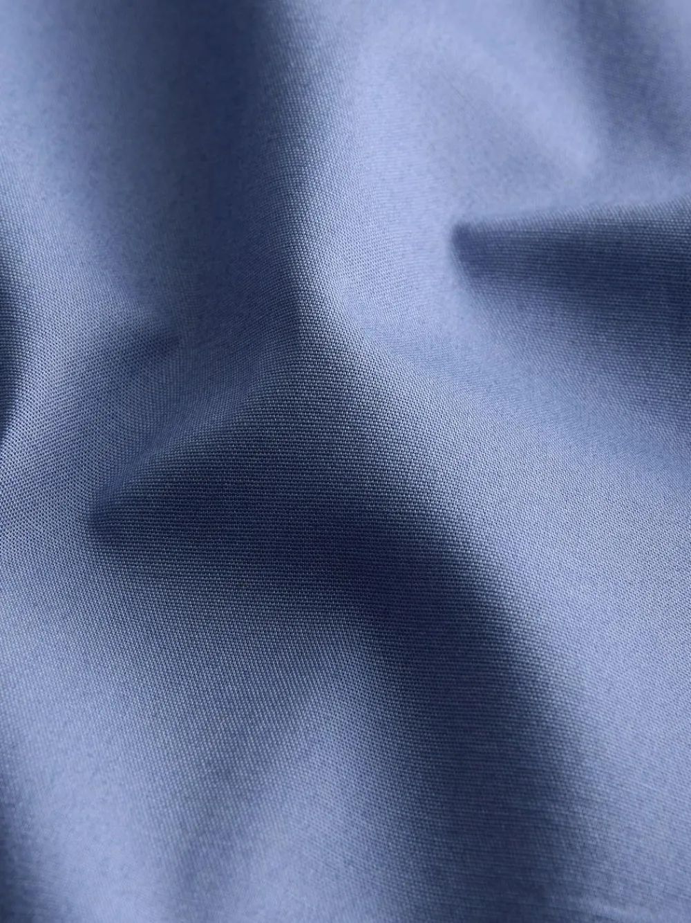 Outlet Next Cornflower Blue Slim Fit Cotton Stretch Long Sleeve Formal Shirt