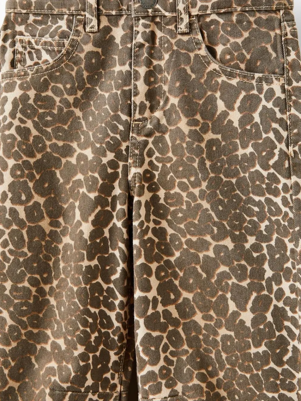 Sale Cotton On Unisex Barrel Leg Denim Jeans Animal