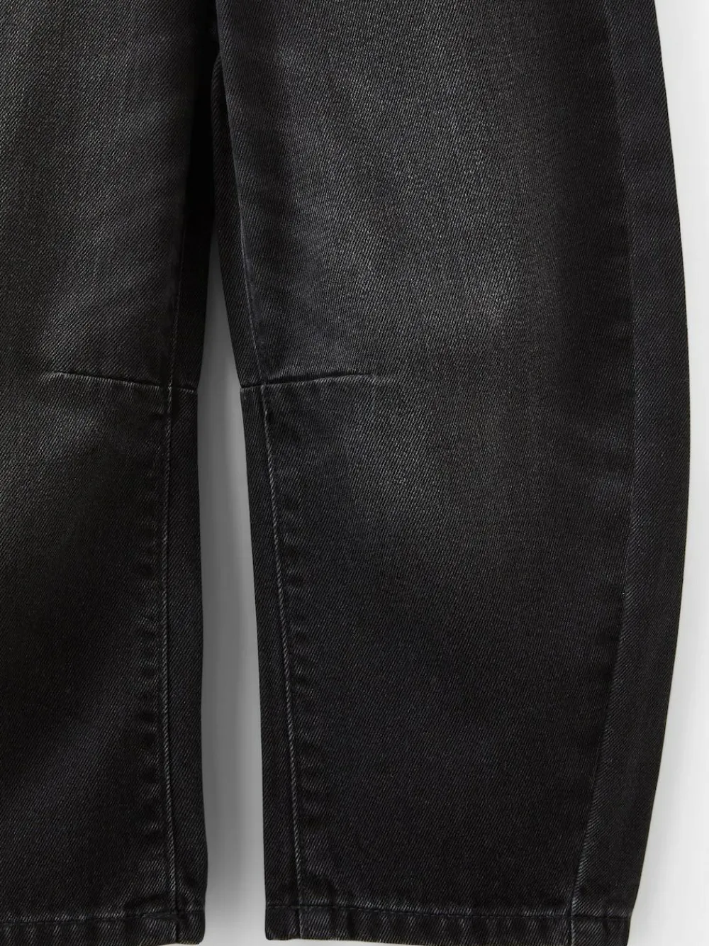 New Cotton On Unisex Barrel Leg Denim Jeans Black