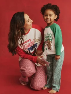 Cotton On Kids Matching Family Christmas Raglan Long Sleeve Pyjamas^BOY Nightwear