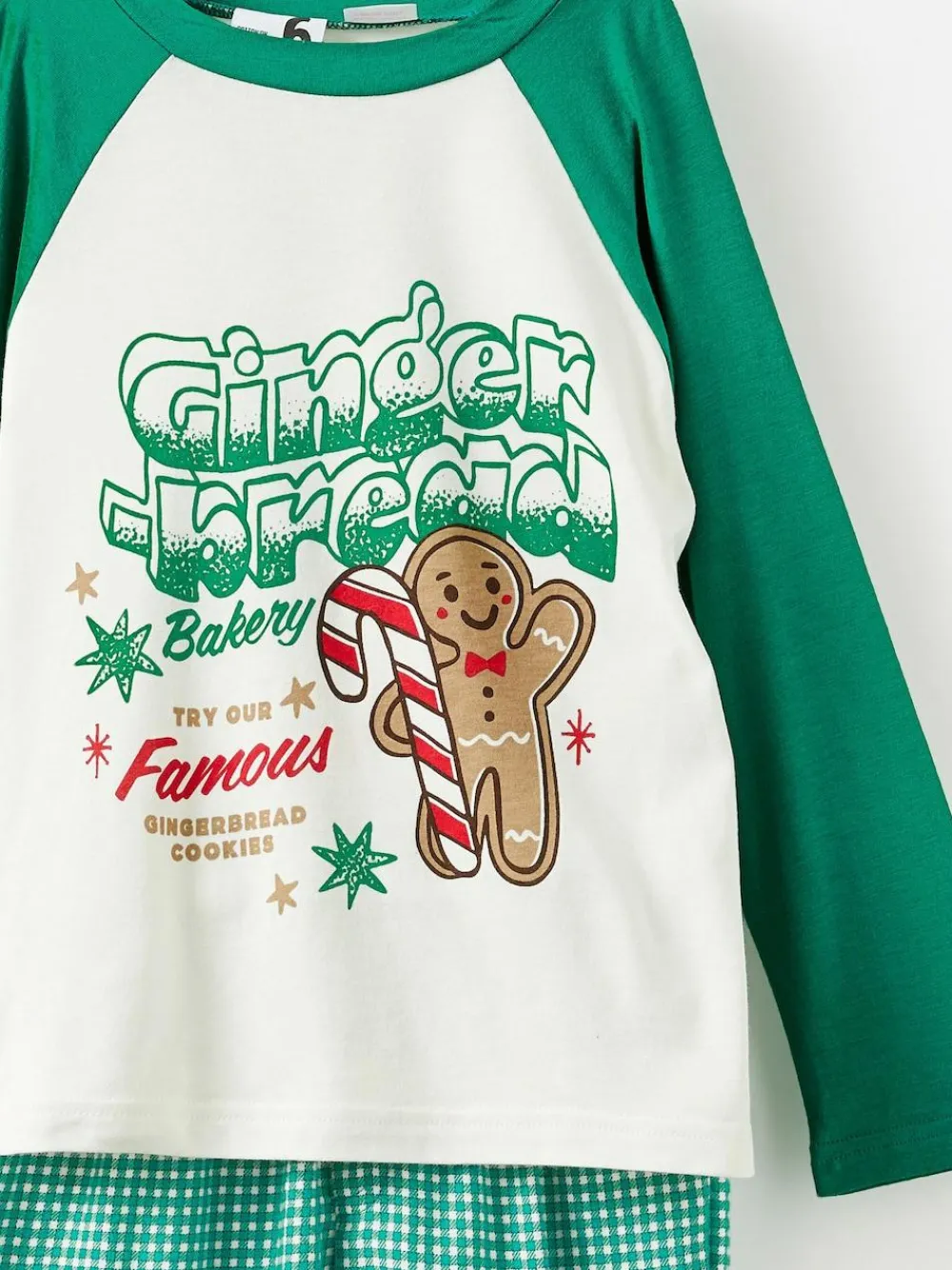 Cotton On Kids Matching Family Christmas Raglan Long Sleeve Pyjamas^BOY Nightwear
