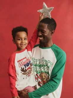 Cotton On Adult Matching Family Christmas Raglan Long Sleeve Pyjamas Set^ Pyjamas