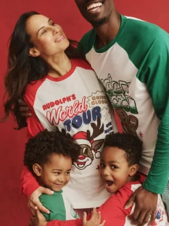Cotton On Adult Matching Family Christmas Raglan Long Sleeve Pyjamas Set^ Pyjamas