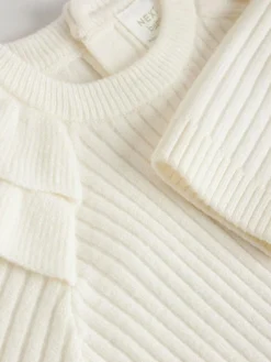 Next Cream Baby Knitted Jumper and Leggings Set 2 Piece (0mths-3yrs)^ Baby Girls|Baby Girls