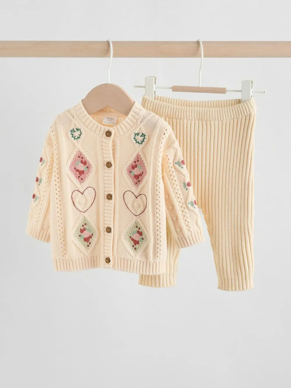Next Baby Knitted Cardigan and Leggings 2 Piece Set (0mths-3yrs)^ Knitwear|Knitwear