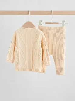 Next Baby Knitted Cardigan and Leggings 2 Piece Set (0mths-3yrs)^ Knitwear|Knitwear