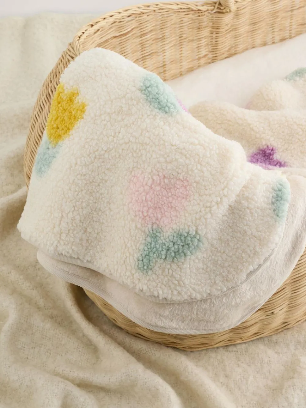 Next Baby Fleece Blanket^ Cushions & Throws|Nursery Bedding