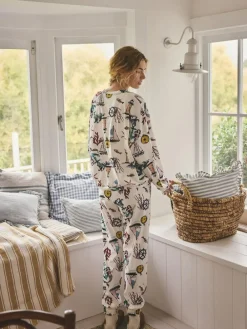 Next Long Sleeve Pyjamas^Women Pyjamas|All Night & Lounge