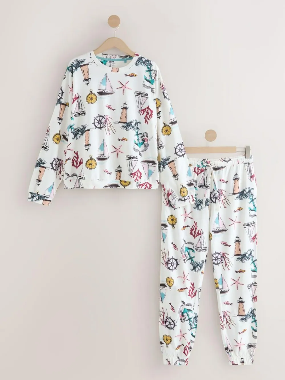 Next Long Sleeve Pyjamas^Women Pyjamas|All Night & Lounge