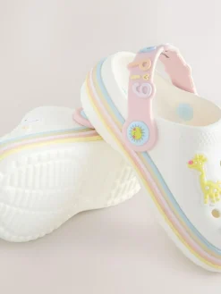 Next Cream Peppa Pig Character Clogs^ Boots