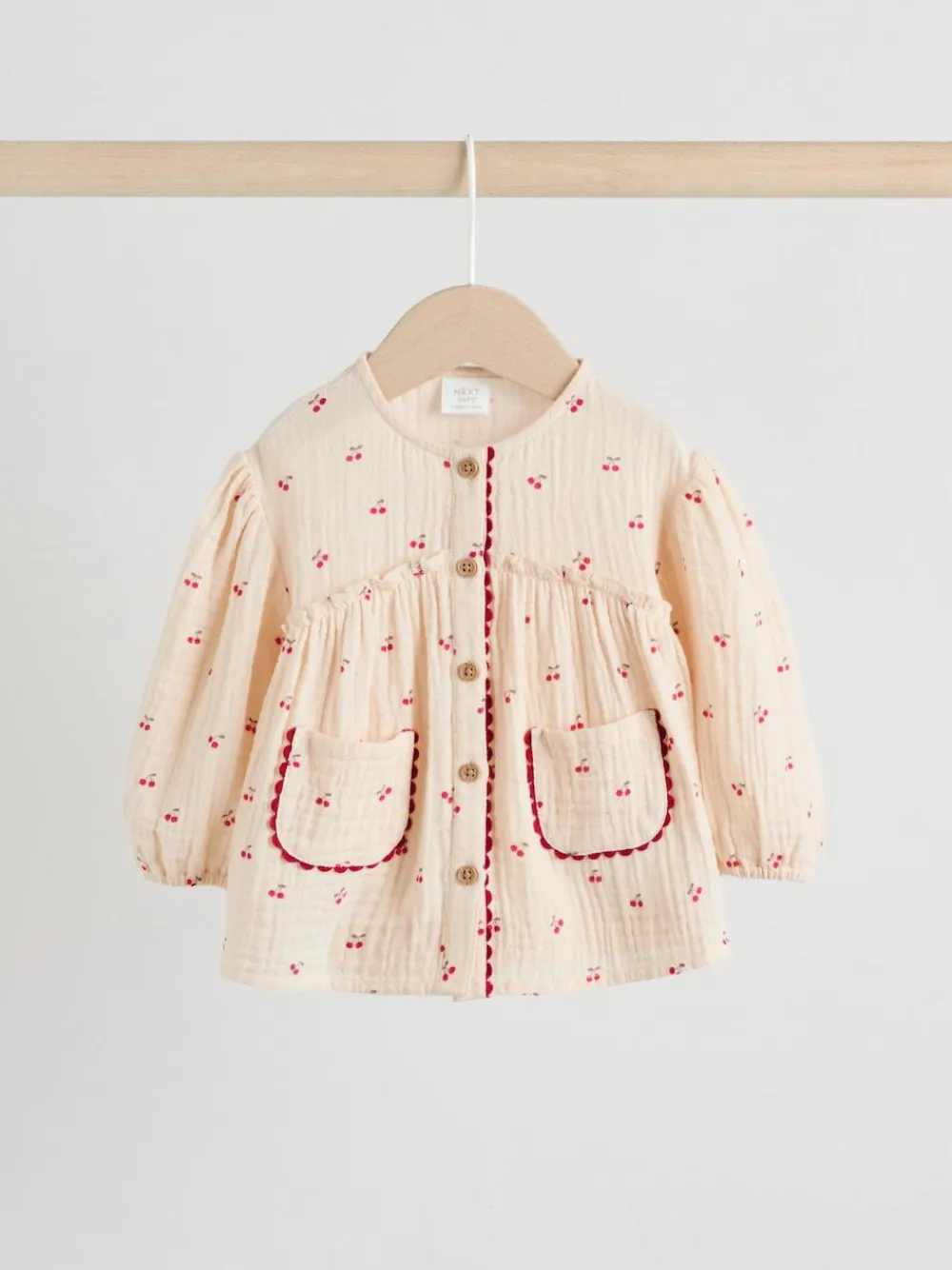 Next Baby Woven Long Sleeve Tops and Trousers 2 Piece Set (0mths-2yrs)^ Tops|Tops