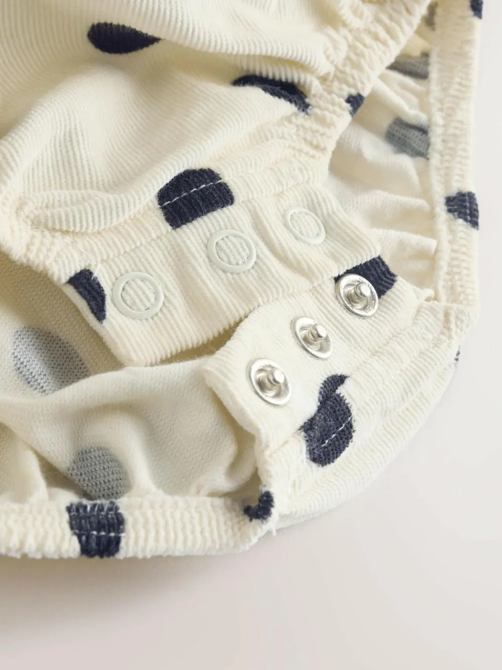 Next Cream/Charcoal Polka Dot Baby Bloomer Rompers Set 2 Piece with Tights (0mths-3yrs)^ Rompers & Overalls|Sets & Coords
