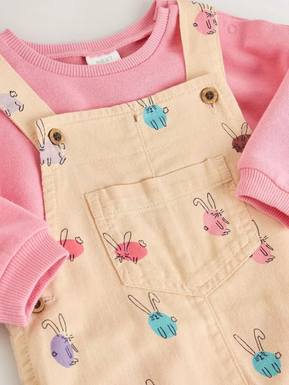 Next Baby Dungaree and Bodysuit Two Piece Set (0mths-3yrs)^ Rompers & Overalls|Sets & Coords