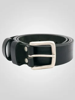 D555 Gavin Hand Crafted Real Leather Hide Belt 3.7 Cm Width^ Belts & Braces