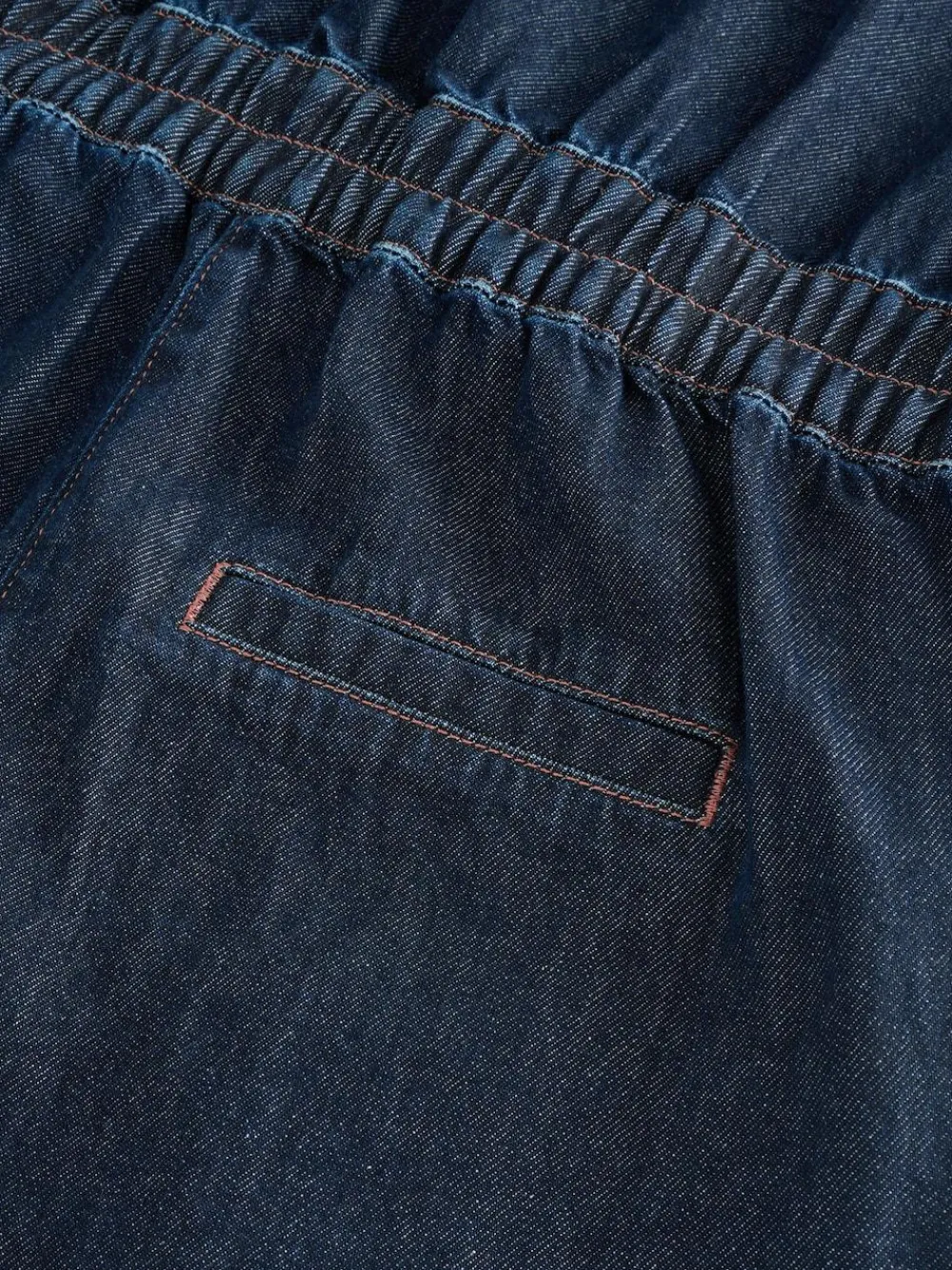 Next Dark Blue 100% Cotton Maternity Denim Boilersuit^Women Jumpsuits & Playsuits