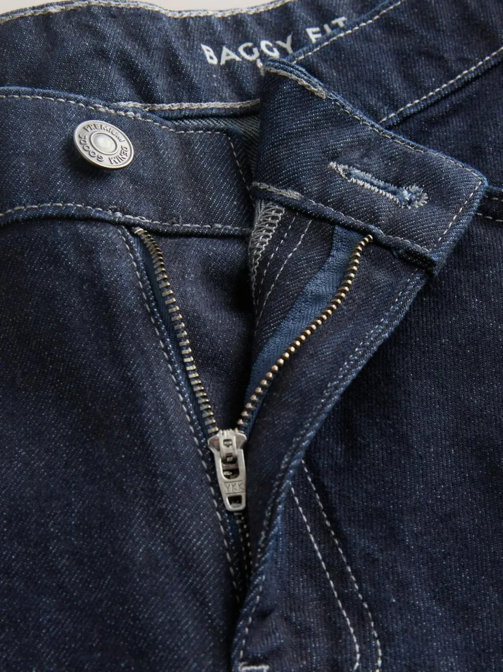 Best Next EDIT Baggy Fit Jeans Dark Blue