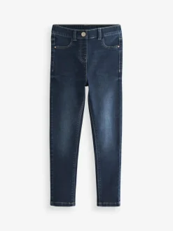 Outlet Next Long Length Stretch Jeggings (3-16yrs) Dark Blue