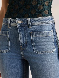 Next Patch Pocket Wide Leg Jeans^Women Jeans|Jeans