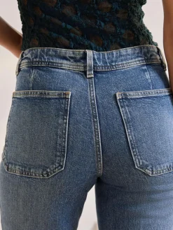 Next Patch Pocket Wide Leg Jeans^Women Jeans|Jeans