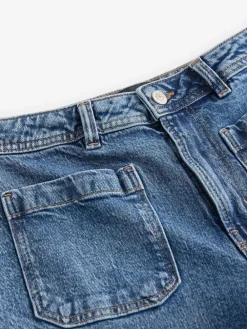 Next Patch Pocket Wide Leg Jeans^Women Jeans|Jeans