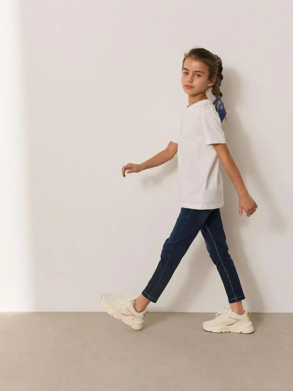 Online Next Regular Length Stretch Jeggings (3-16yrs) Dark Blue
