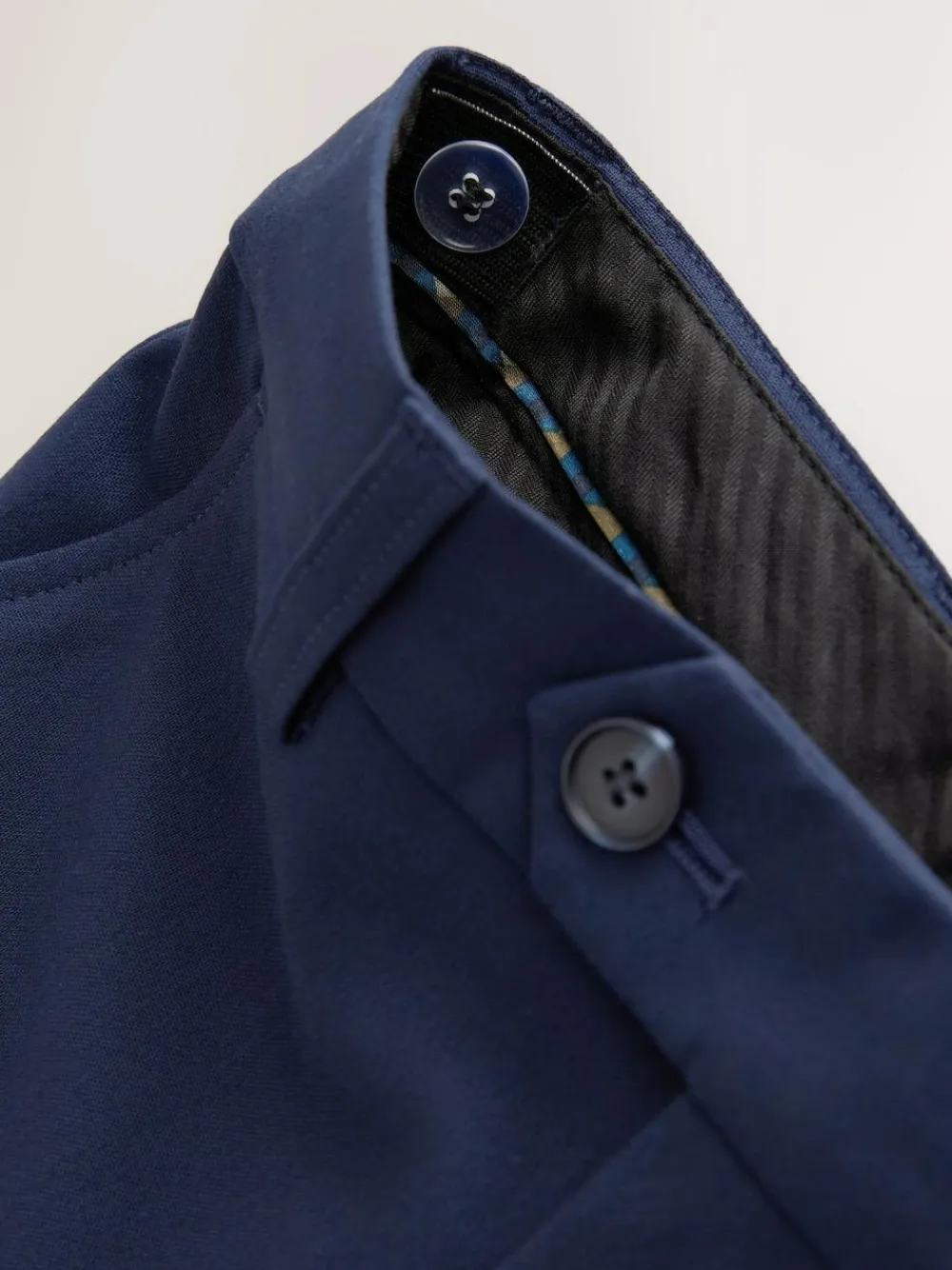 Next Dark Blue Skinny Fit Suit Trousers (12mths-16yrs)^BOY Joggers|Suits & Vest