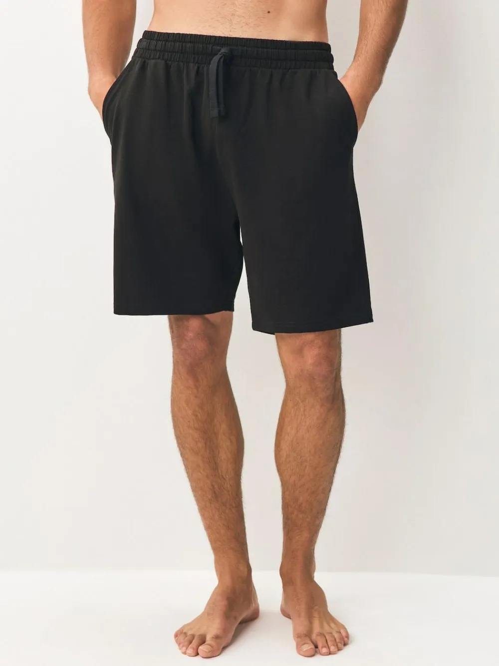 Hot Next Loopback Soft Touch 2 Pack Jogger Shorts Dark Grey/Black