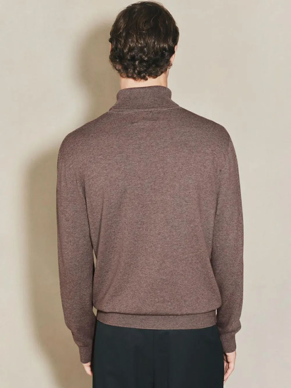 Next EDIT Knitted Long Sleeve Roll Neck Polo Shirt^ Knitwear|Knitwear