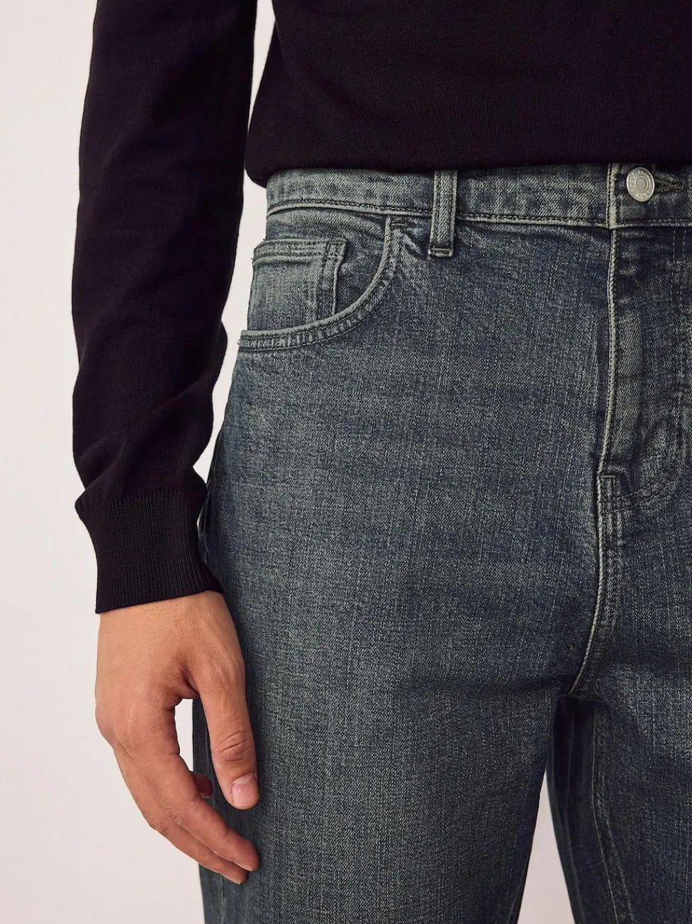 Discount Next Bootcut Vintage Wash Denim Jeans Dark Tint