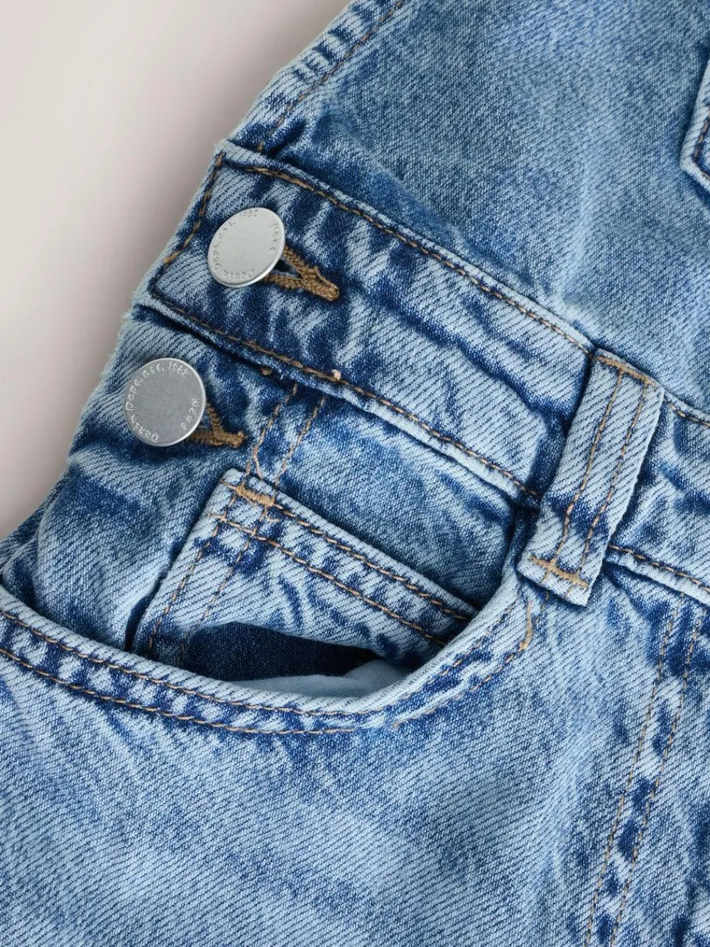 Clearance Next Denim Barrel 100% Cotton Dungarees (3-16yrs)