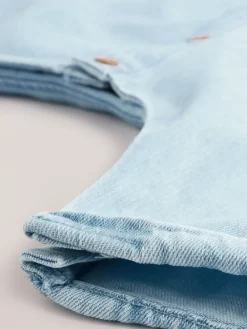 Sale Next Denim Blue Dungaree and Bodysuit Baby Set (0mths-2yrs)