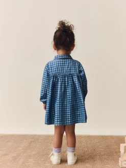 Next Long Sleeve Collar Dress (3mths-8yrs)^ Newborn Clothing|Baby Girls
