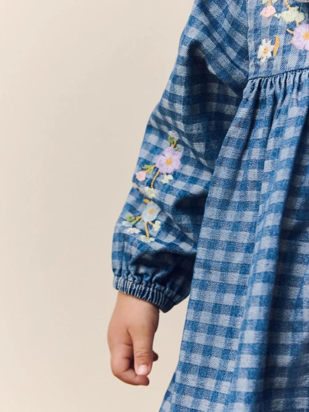 Next Long Sleeve Collar Dress (3mths-8yrs)^ Newborn Clothing|Baby Girls