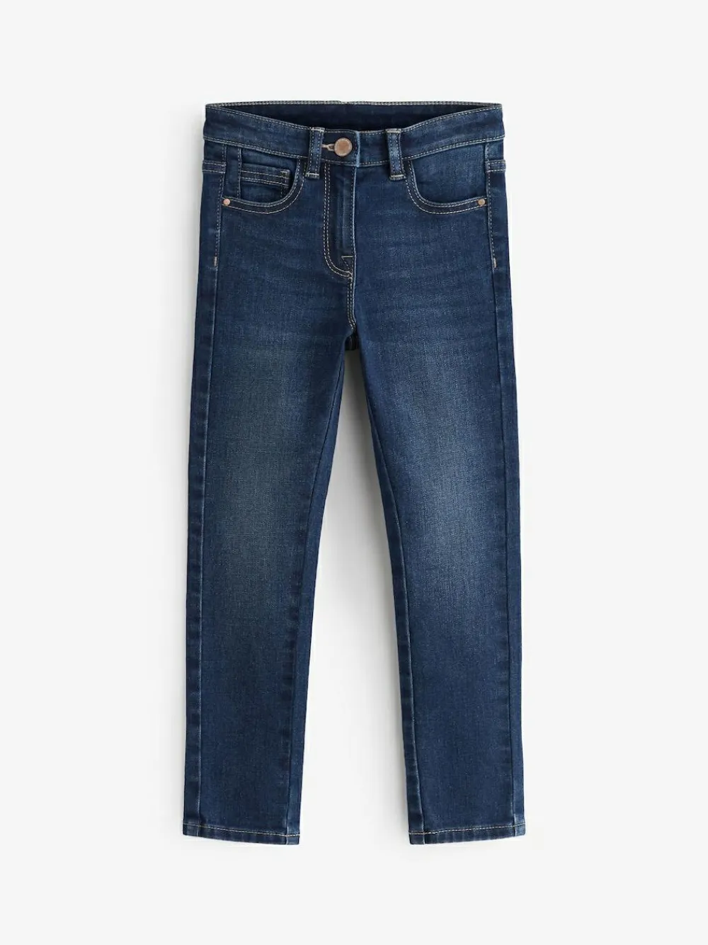 New Next Slim Fit Skinny Jeans (3-16yrs) Denim Dark Wash