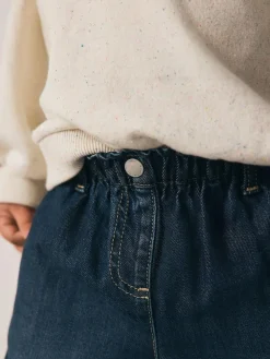 Sale Next Wide Leg Jeans (3mths-7yrs) Denim Dark Wash