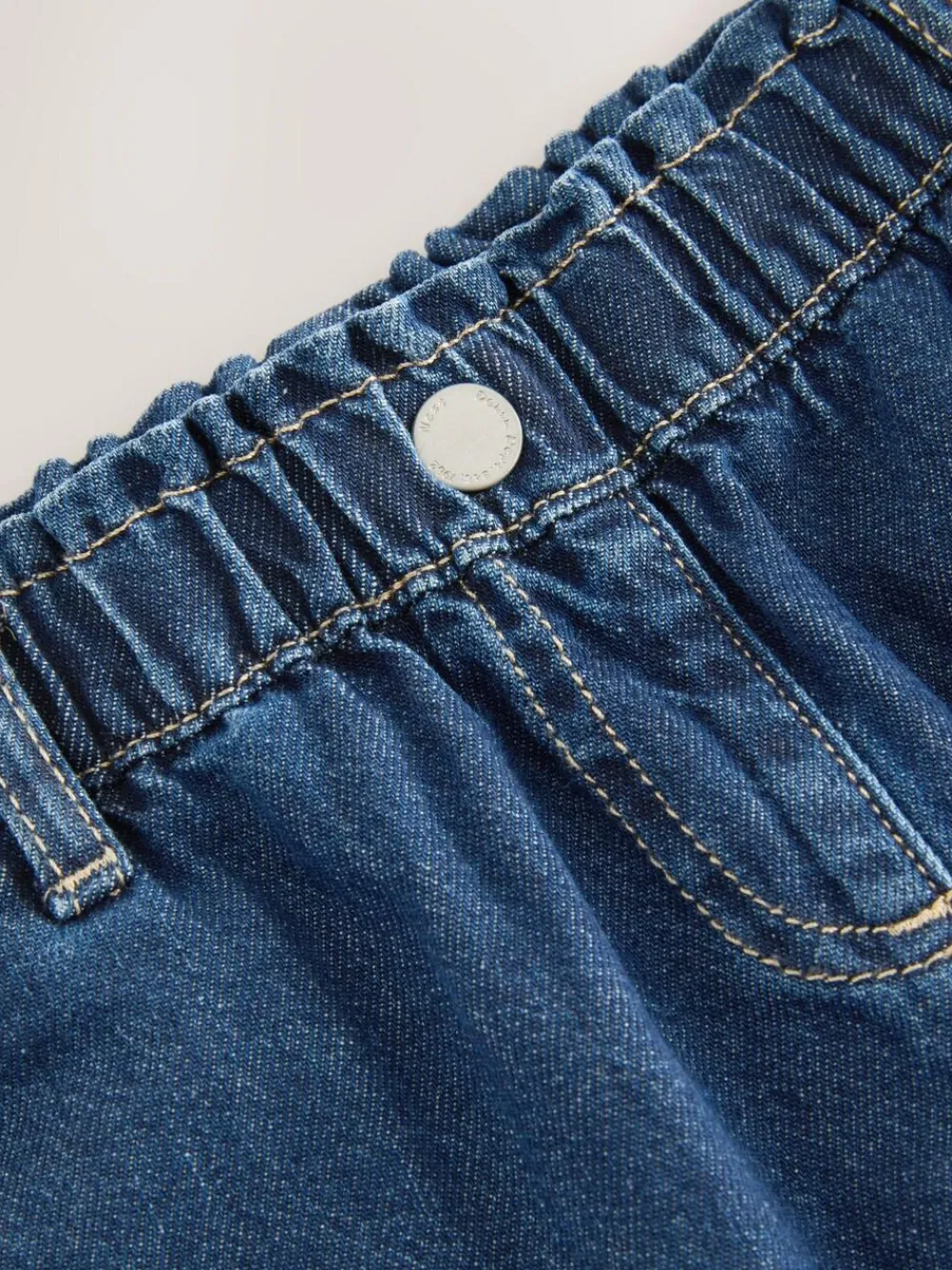 Sale Next Wide Leg Jeans (3mths-7yrs) Denim Dark Wash