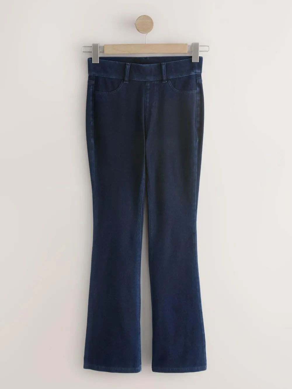 Next Jersey Bootcut Leggings Denim Rinse