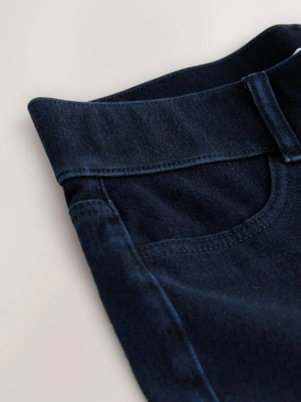 Next Jersey Bootcut Leggings Denim Rinse