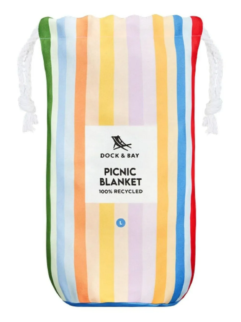 Best Dock & Bay Picnic Outdoor Waterproof Blanket Candy Stripes