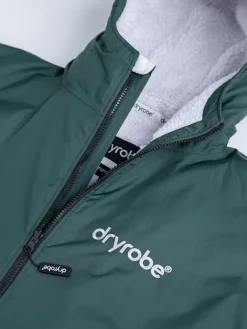 dryrobe Green Advance Adult Long Sleeve Changing Robe^Women Bathrobes
