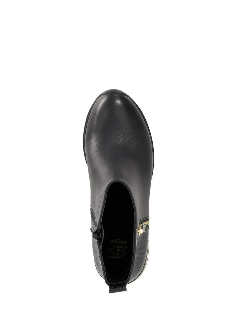 Dune London Black Everyone Side Zip Wedge Sport Trainers^Women Sneakers