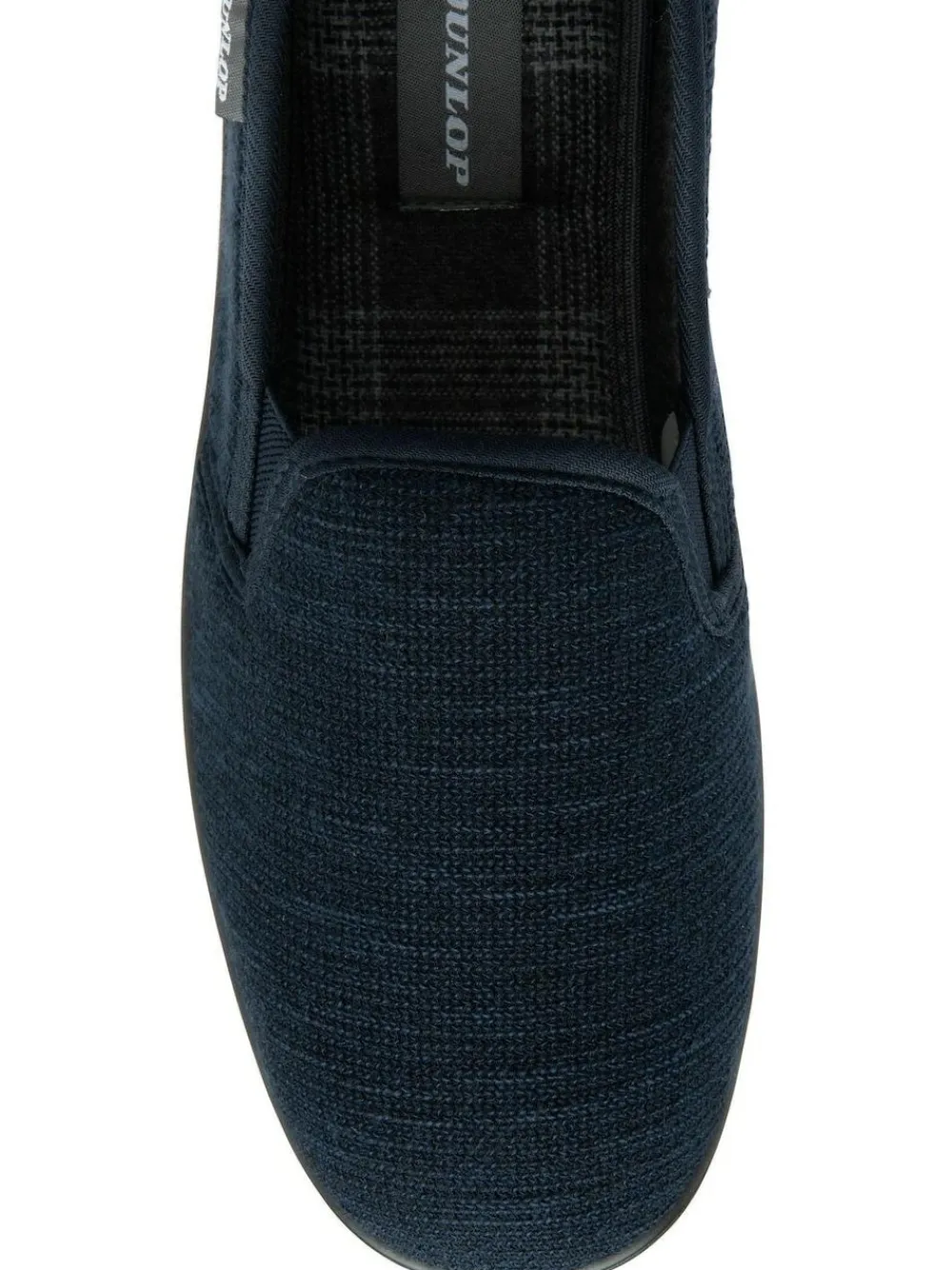 Hot Dunlop Twin Gusset Full Slippers Blue