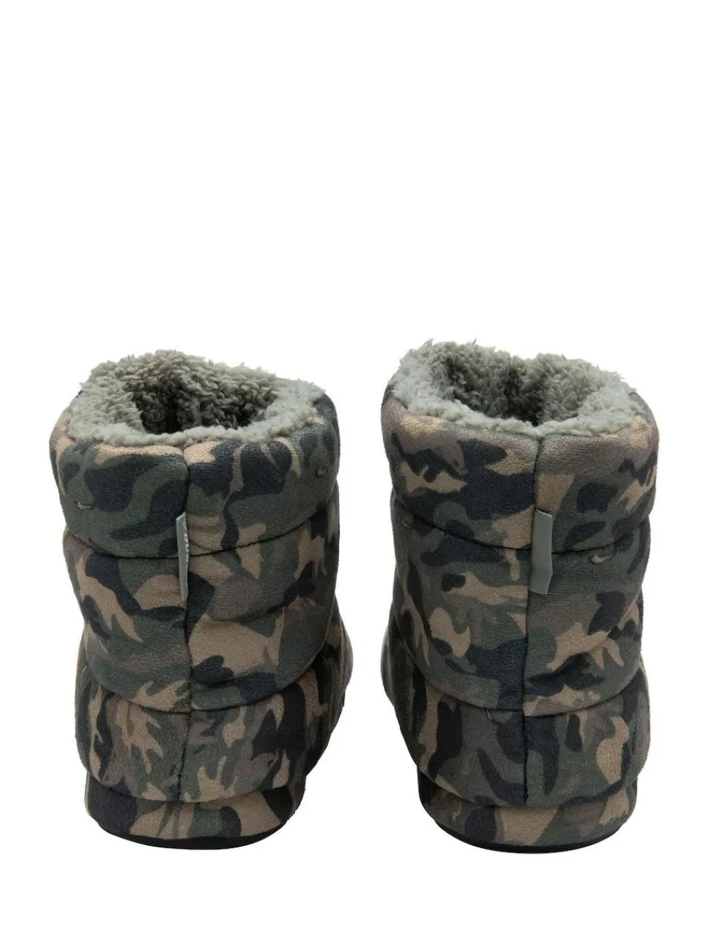Dunlop Green Mens Faux Fur Lined Boot Slippers^ Slippers|Slippers