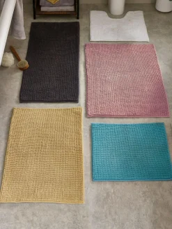 Next Dusky Pink Bobble Shower Mat^ Towels & Bathmats