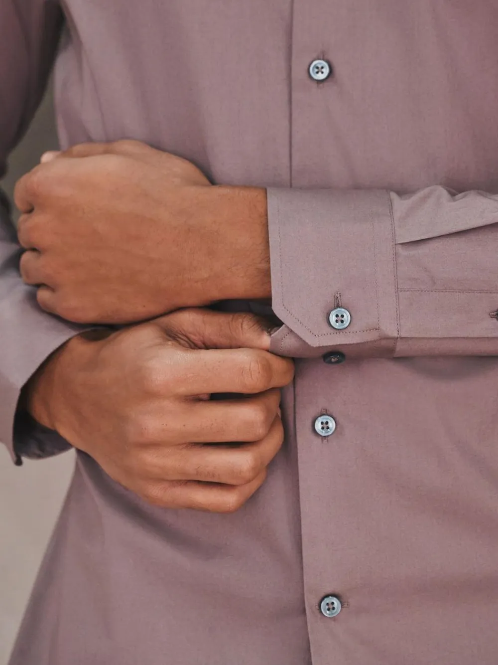 Next Dusky Pink Slim Fit Cotton Stretch Long Sleeve Formal Shirt^ Shirts